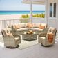 HOMLUX 9-Piece Patio Conversation Set with Illuminated Table in Beige, , large