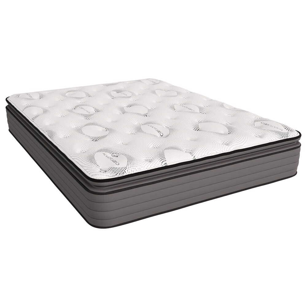 Harvest Sleep Jasmine Plush Pillow Top Full Mattress with Low Profile Box Spring, , large