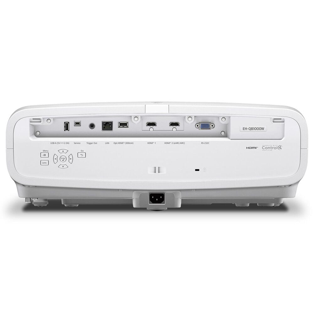 Epson QB1000 4K HDR 3300 Lumen 3LCD Laser Projector in White, , large