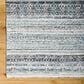 Surya Pompei Dark Blue, Slate, Black, Brown, Off-White, Blue, Sky Blue and Light Gray 10" x 14" Area Rug, , large
