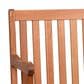 International Home Miami 47" All-Weather Outdoor Bench with Armrests in Natural, , large