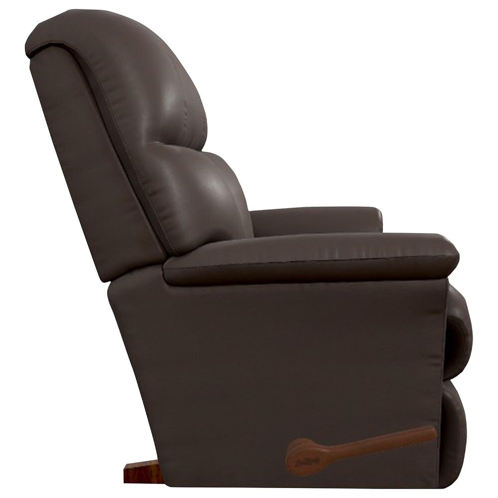 La-Z-Boy Reed Manual Rocker Recliner with Tall Base in Vacation Walnut, , large