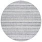 Surya Eagean EAG-2407 Navy, Blue, Pale Blue, Oatmeal, Gray, Off-White and Taupe 6"7" Round Indoor/Outdoor Area Rug, , large