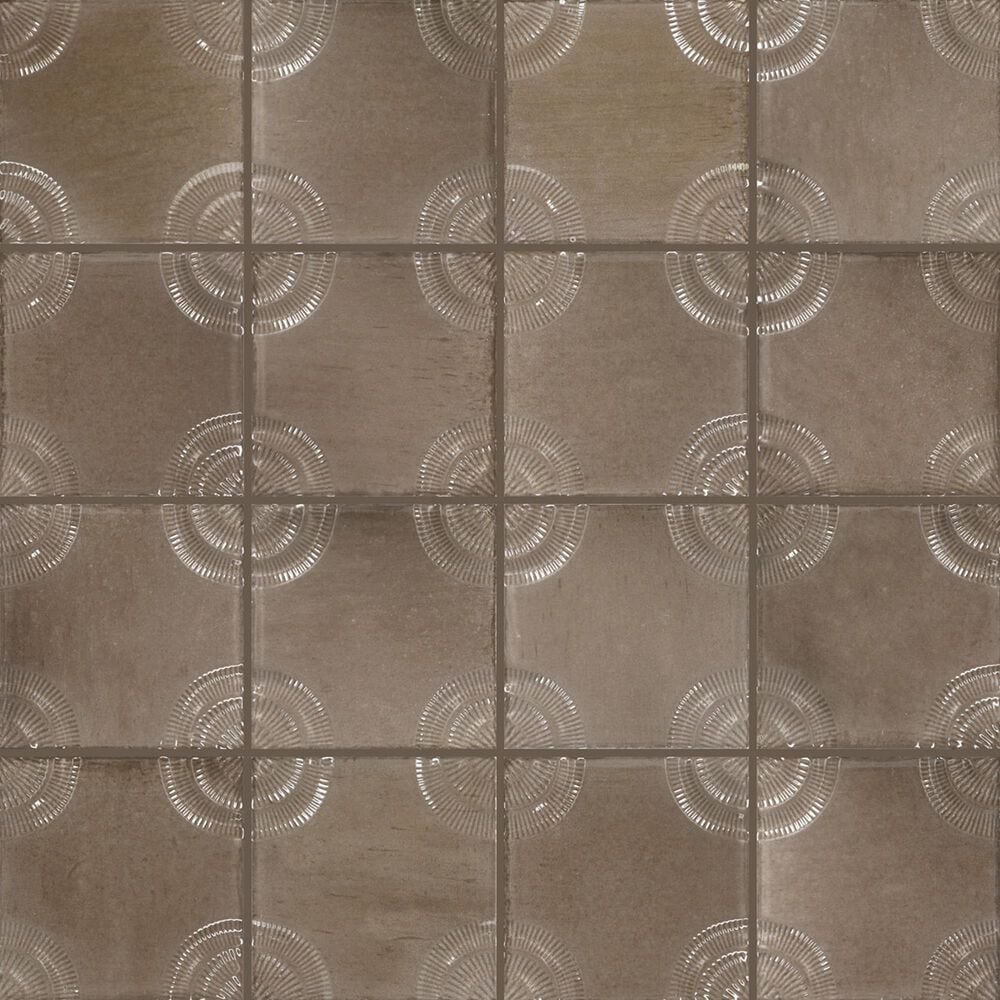 Dal-Tile Relicca Antique 4" x 4" Square Circle Ceramic Tile, , large