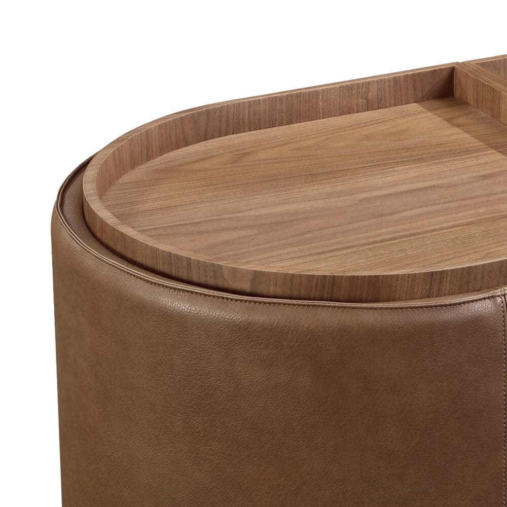 Urban Home Yeal Coffee Table in Medium Brown, , large