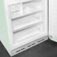 SMEG 18.01 Cu. Ft. Retro Bottom Freeze Refrigerator with Right Hinge in Pastel Green, , large