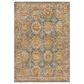 Surya Mona Lisa 7"10" Round Tan, Dark Blue, Mustard, Brick Red, Olive, Sage and Burgundy Area Rug, , large