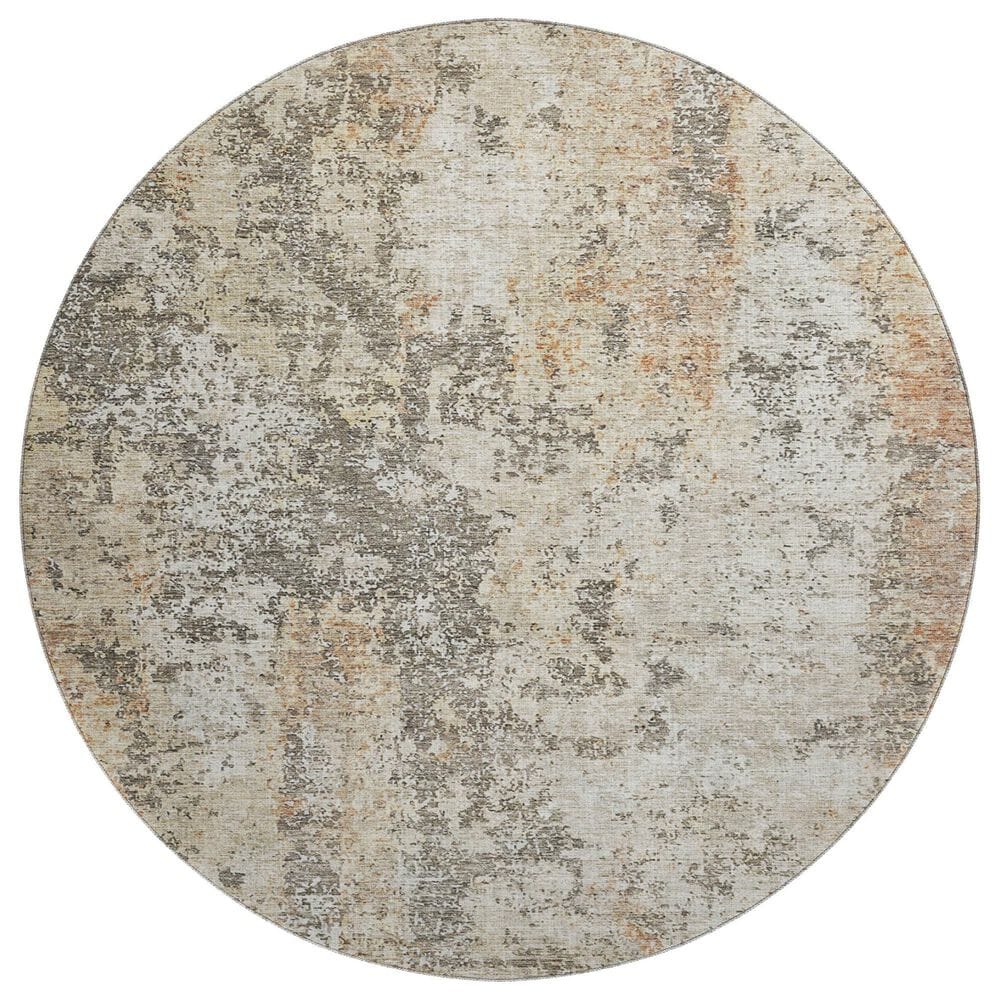 Dalyn Rug Company Bresca 8" Round Terracotta Indoor/Outdoor Area Rug, , large
