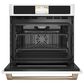 Cafe 2-Piece Kitchen Package with Matte White 30" Smart Built-In Convection Single Wall Oven and Stainless Steel 36" Touch Control Induction Cooktop, , large