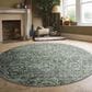 Radici USA Livigno Damask 5"3" Round Green Area Rug, , large