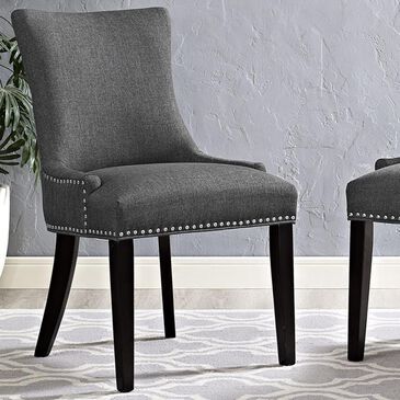 Modway Marquis Fabric Dining Chair in Gray, , large