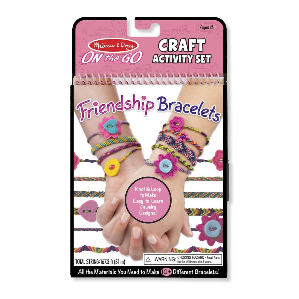 Melissa & Doug On-The-Go Crafts - Friendship Bracelets, , large