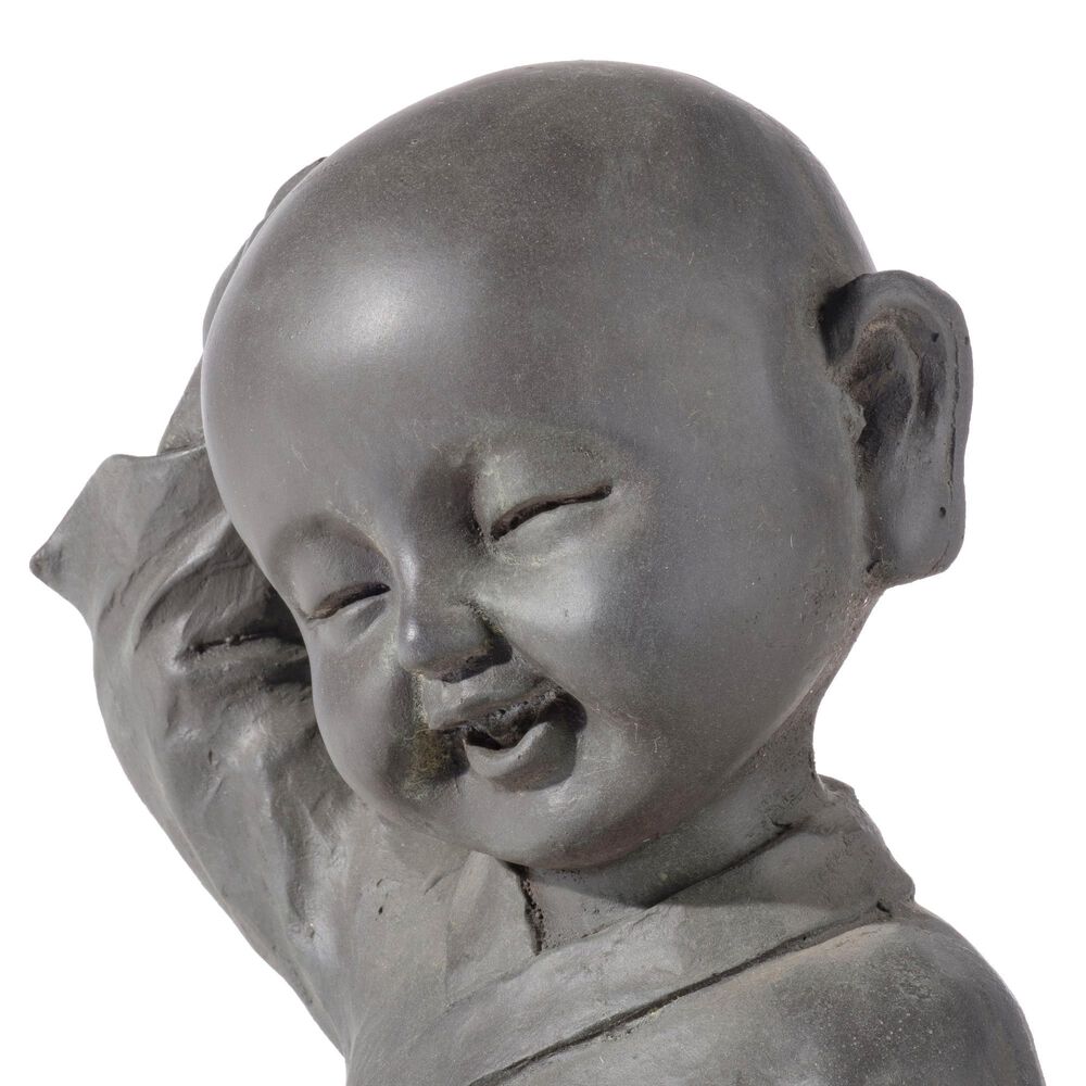 Alfresco Home Dreaming Buddha Patio Statue in Brown, , large
