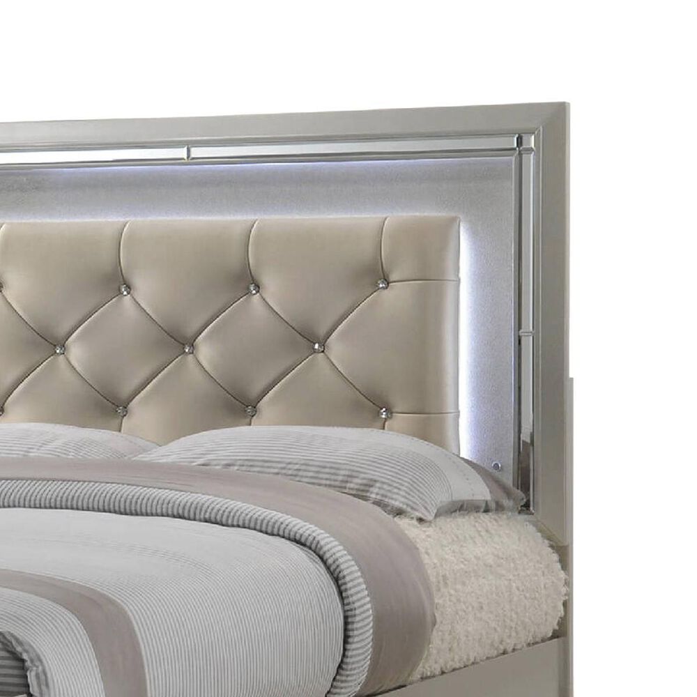 Mayberry Hill Platinum Youth 4 Twin Bedroom Set in Platinum, , large