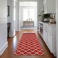 Dalyn Rug Company York 2"3" x 12" Red Indoor/Outdoor Runner, , large