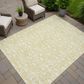 Dalyn Rug Company Soft Essentials Floral Wheat 9" x 12" Indoor/Outdoor Area Rug, , large