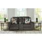 Ashley Kanlow Manual Reclining Console Loveseat in Dusk, , large