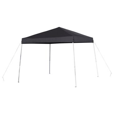Flash Furniture Harris 8" Black Canopy Tent with Carry Bag with Base, , large