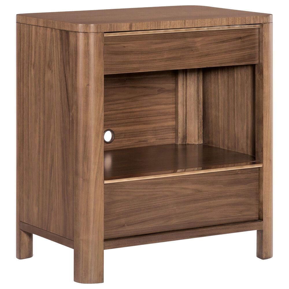 Hooker Furniture Eleana 2 Drawer 1 Shelf Nightstand in Light Caramel, , large