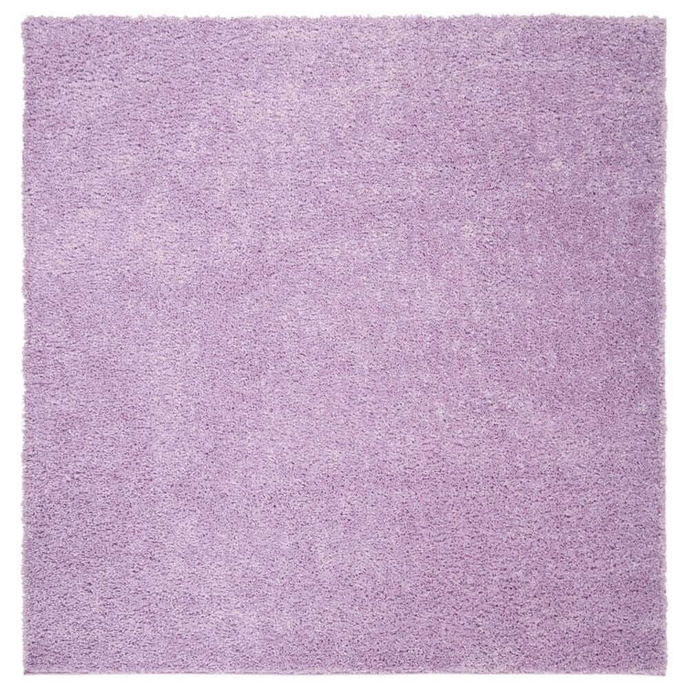 Safavieh August Shag 5"3" Square Lilac Area Rug, , large