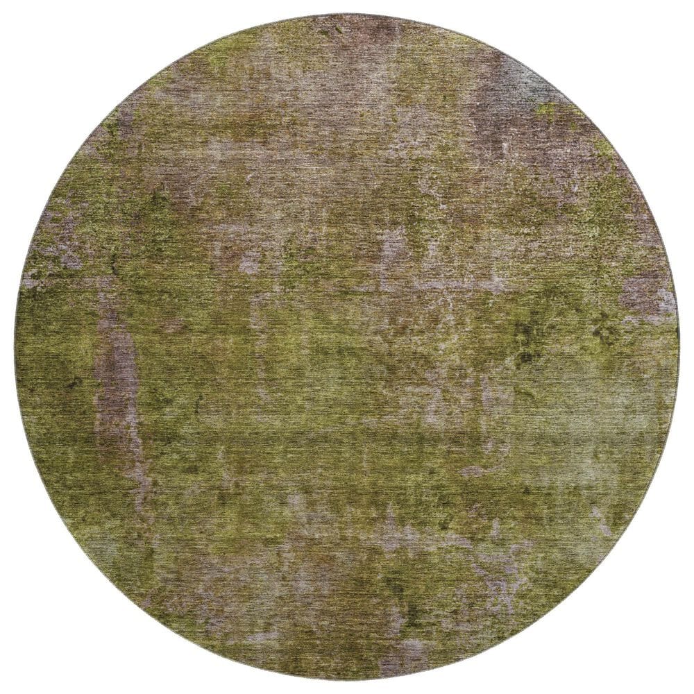 Dalyn Rug Company Trevi TV9 8" Round Green Area Rug, , large