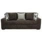 Ashley Midnight-Madness Stationary Sofa in Chocolate, , large