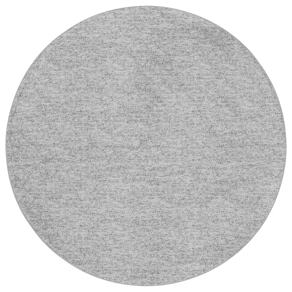 Dalyn Rug Company Voyage VY2 Silver 8" Round Area Rug, , large