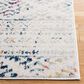Safavieh Tulum 2" x 8" Ivory and Blue Runner, , large