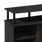 HOMLUX 47" TV Stand with No Heat Electric Fireplace in Americano and Black, , large