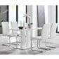Blue River Amanda 5-Piece Dining Set in White, , large