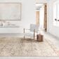 Loloi Theia THE-07 5" x 8" Natural and Rust, , large
