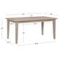 Linon Home Decor Teagon 64" Outdoor Dining Table in White, , large