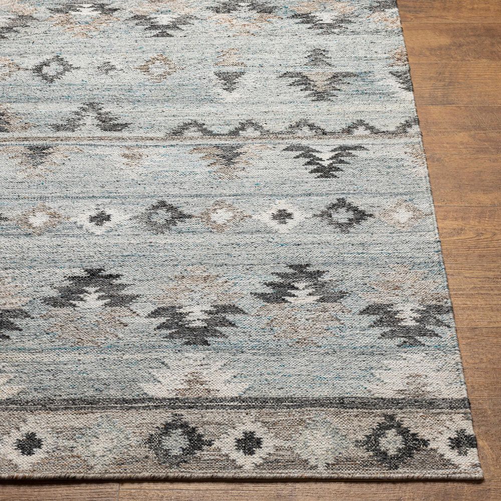 Surya Alyssa 2&#39; x 3&#39; Blue, Gray, White and Brown Area Rug, , large