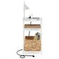 HOMLUX 22.7" 3-Tier End Table in White, , large
