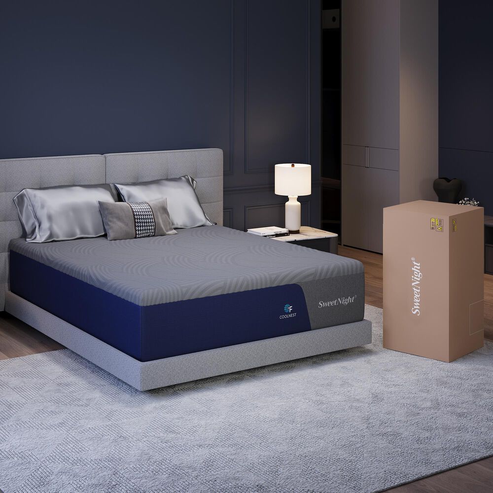 SweetNight CoolNest 16" 518 Medium Queen Mattress in a Box, , large