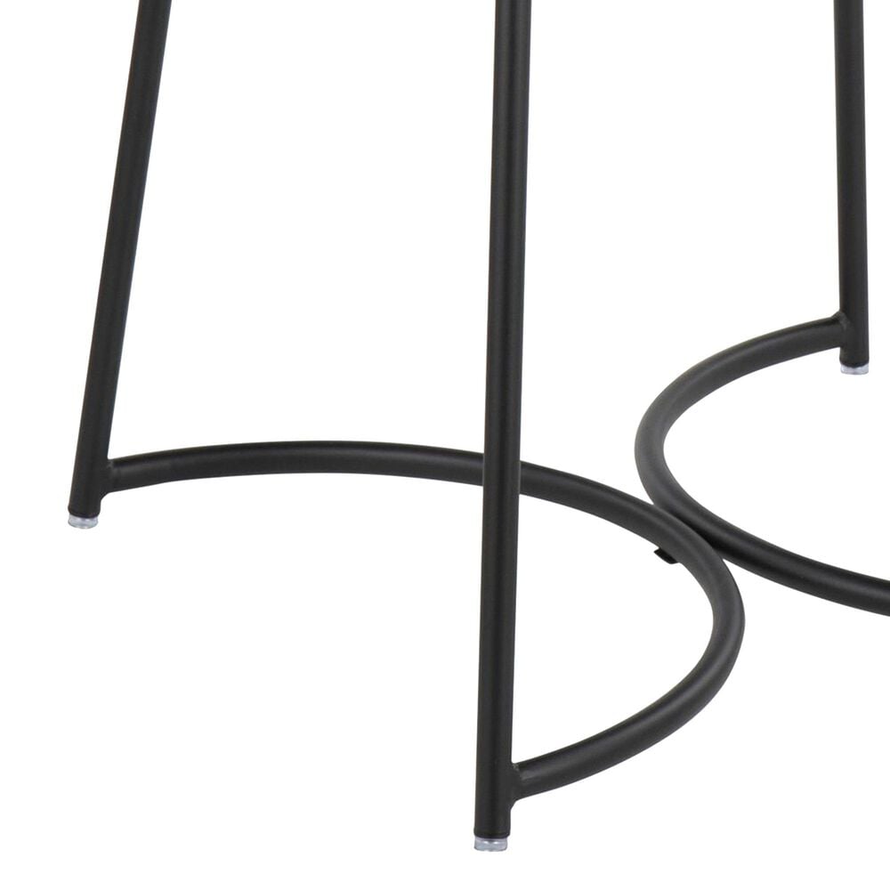 LumiSource Cece Dinette Table in Black and Clear - Table Only, , large