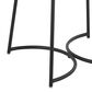 LumiSource Cece Dinette Table in Black and Clear - Table Only, , large