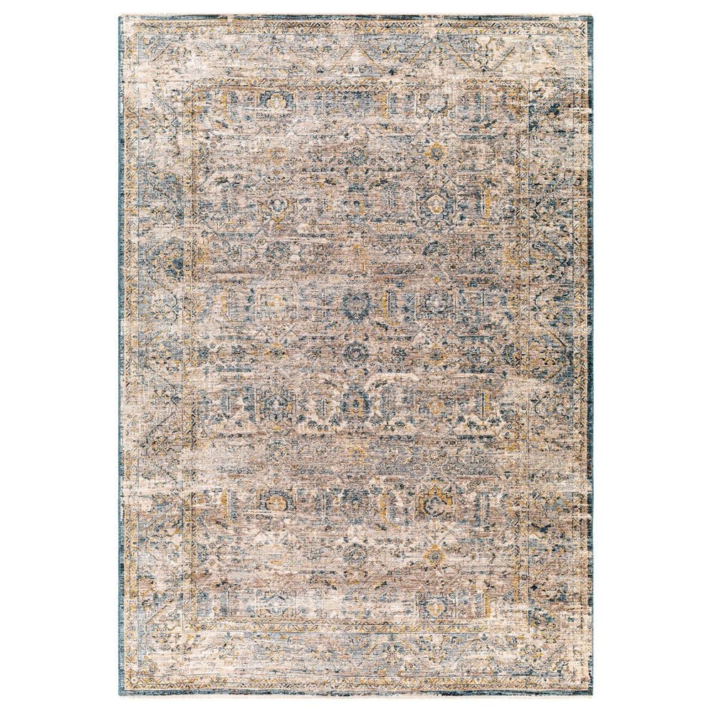 Surya Aspendos 10" x 13"11" Denim, Gray, Wheat, Taupe, Black and Cream Area Rug, , large