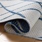 Loloi Easton Ivory and Denim 2"3" x 3"9" Indoor/Outdoor Area Rug, , large