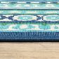 Oriental Weavers Meridian Navy and Green 7"10" x 10"10" Indoor/Outdoor Area Rug, , large