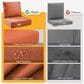 Sunwell Garden 22" Outdoor Seat and Back Cushion Set in Orange, , large