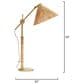 Jamie Young Ellington Abaca Rope Table Lamp in Natural and Antiqued Brass, , large
