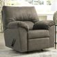 Ashley Norlou Manual Rocker Recliner in Flannel, , large