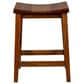 Archbold Furniture Saddle Counter Stool in Walnut, , large