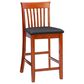 Linon Home Decor Torino Craftsman Counter Stool in Dark Cherry, , large