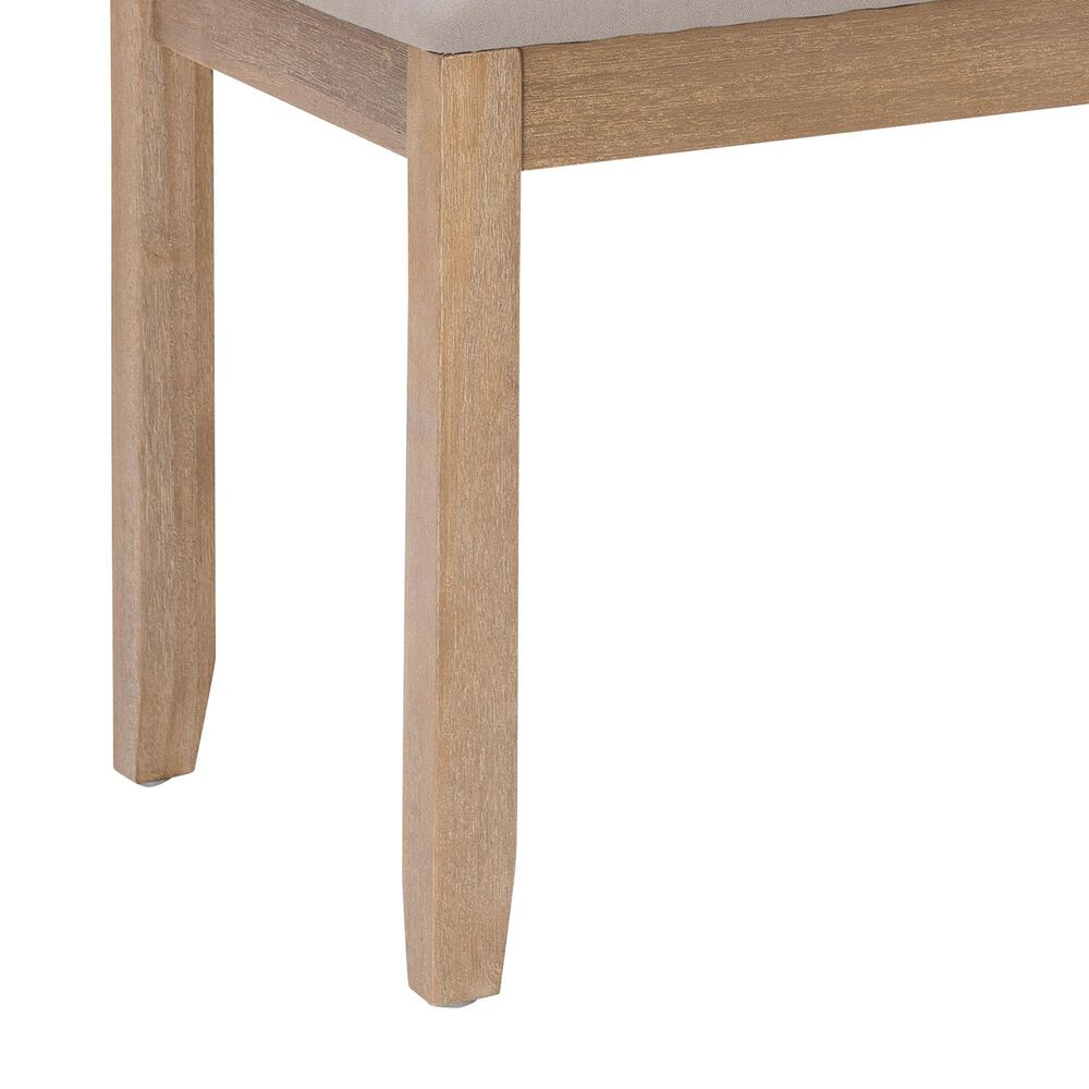 Linon Home Decor Jorissen Bench in Grey Wash, , large