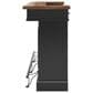 Ashley Wildenauer Bar in Warm Satin Black and Brown, , large
