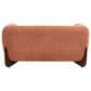 Jennifer Taylor Home Louie Alpine 36.5" Medium Sherpa Dog Sofa Bed in Spice Orange, , large