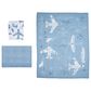 Lambs and Ivy Little Aviator 3-Piece Crib Bedding Set in Blue and White, , large