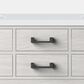 Lexora Home Norwalk 60" Double Bathroom Vanity in White Oak with White Cultured Marble Top  and Rectangle Sink, , large